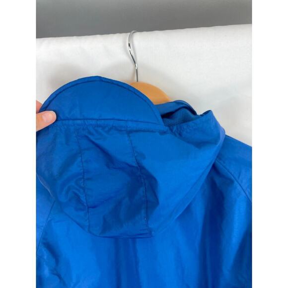 Nike Blue Windbreaker Jacket with Cap Size Large - Picture 5 of 7